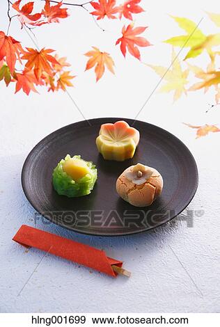 Japanese confectionery View Large Photo Image Stock Photo - Japanese confectionery. Fotosearch