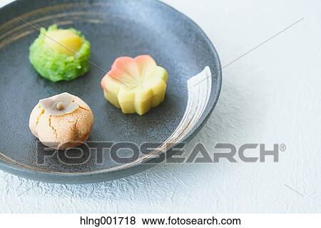 Stock Photo - Japanese confectionery. Fotosearch