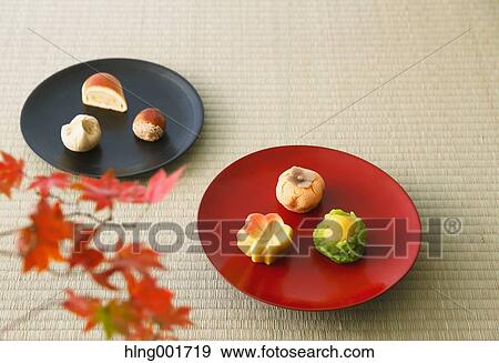 Stock Photo - Japanese confectionery. Fotosearch