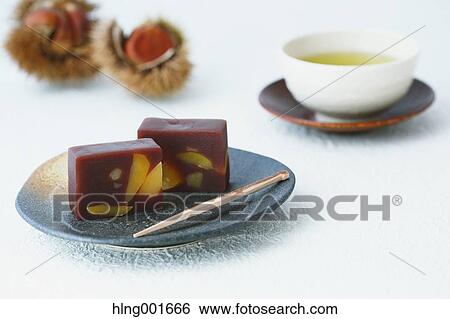 Stock Photograph - Japanese confectionery. Fotosearch
