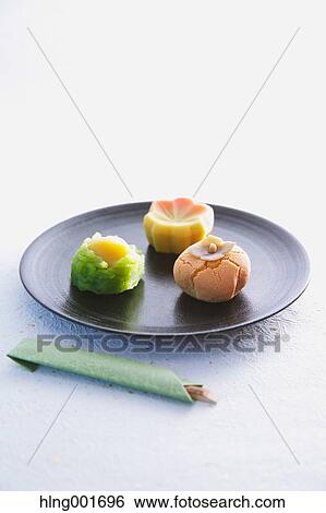 Japanese confectionery View Large Photo Image Stock Photograph - Japanese confectionery. Fotosearch