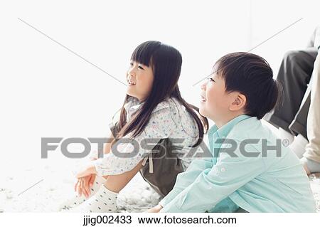 Japanese family in the living room View Large Photo Image Stock Image - Japanese family in the living room. Fotosearch
