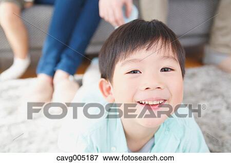 Japanese family in the living room View Large Photo Image Stock Photo - Japanese family in the living room. Fotosearch