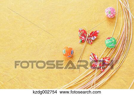 Japanese paper and accessories View Large Photo Image Picture - Japanese paper and accessories. Fotosearch