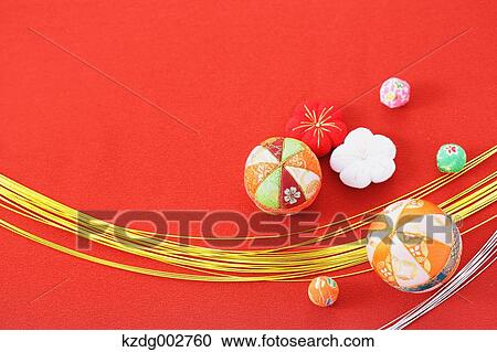 Stock Image - Japanese paper and accessories. Fotosearch
