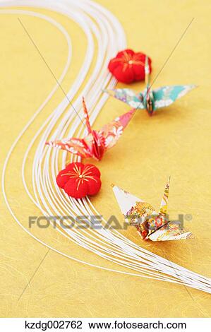 Stock Image - Japanese paper and accessories. Fotosearch