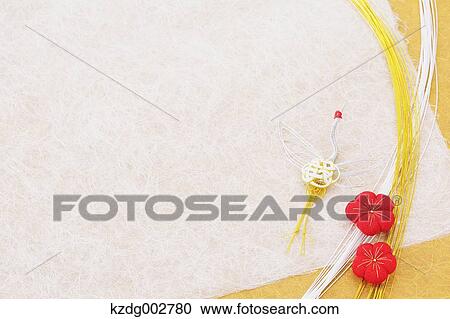 Stock Image - Japanese paper and accessories. Fotosearch