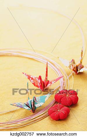 Stock Photo - Japanese paper and accessories. Fotosearch