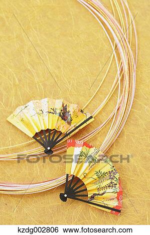 Stock Photograph - Japanese paper and accessories. Fotosearch