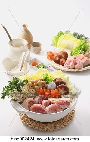 Japanese style casserole View Large Photo Image Picture - Japanese style casserole. Fotosearch
