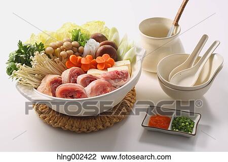 Stock Image - Japanese style casserole. Fotosearch