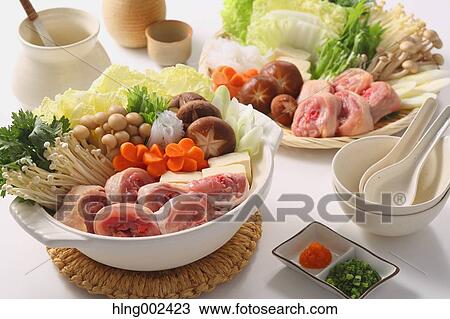 Stock Image - Japanese style casserole. Fotosearch