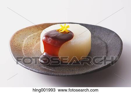 Stock Image - Japanese style radish dish. Fotosearch