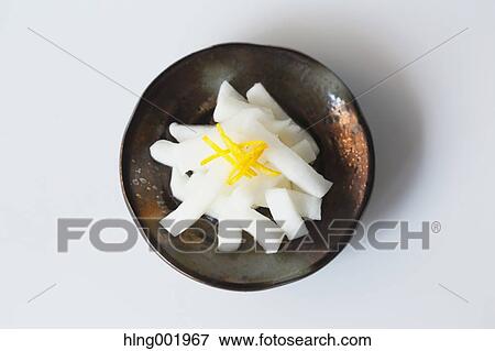 Japanese style radish dish View Large Photo Image Stock Photo - Japanese style radish dish. Fotosearch