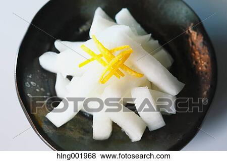 Japanese style radish dish View Large Photo Image Stock Photo - Japanese style radish dish. Fotosearch