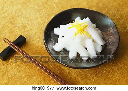 Japanese style radish dish View Large Photo Image Stock Photo - Japanese style radish dish. Fotosearch