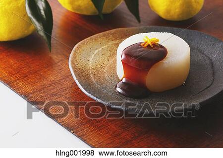 Stock Photo - Japanese style radish dish. Fotosearch
