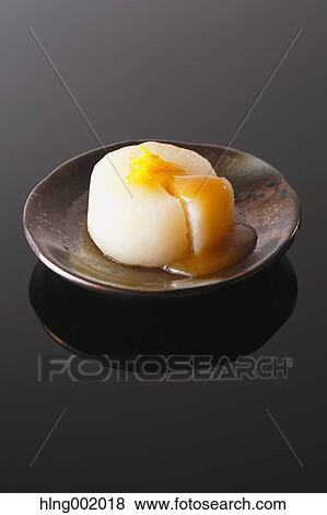 Japanese style radish dish View Large Photo Image Stock Photo - Japanese style radish dish. Fotosearch