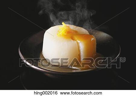 Stock Photograph - Japanese style radish dish. Fotosearch