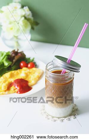 Stock Image - Jar drink. Fotosearch