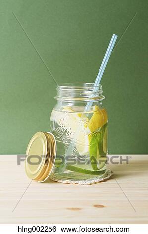 Jar drink View Large Photo Image Stock Photograph - Jar drink. Fotosearch