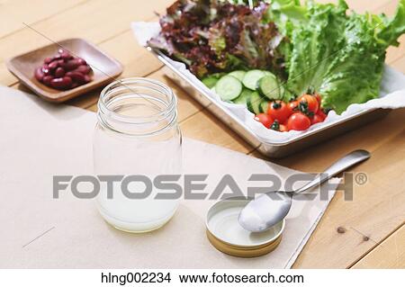 Jar salad View Large Photo Image Picture - Jar salad. Fotosearch