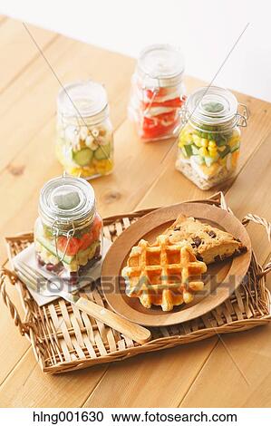 Jar salad View Large Photo Image Stock Image - Jar salad. Fotosearch
