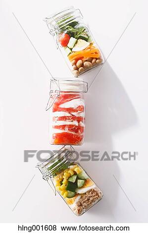 Stock Photo - Jar salad. Fotosearch
