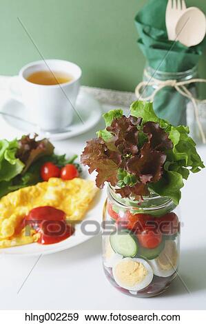 Jar salad View Large Photo Image Stock Photo - Jar salad. Fotosearch