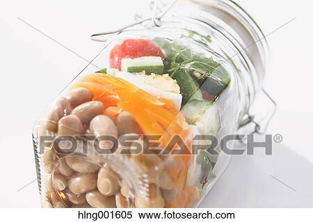 Jar salad View Large Photo Image Stock Photography - Jar salad. Fotosearch