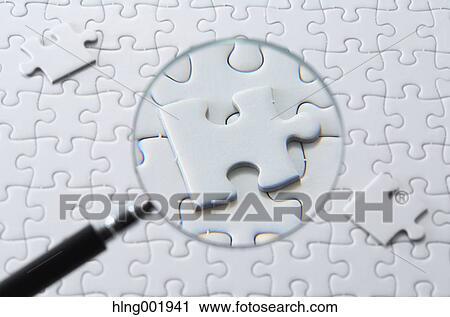 Jigsaw puzzle and magnifying glass View Large Photo Image Stock Image - Jigsaw puzzle and magnifying glass. Fotosearch