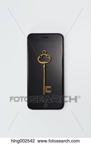 Key and smartphone View Large Photo Image Stock Image - Key and smartphone. Fotosearch
