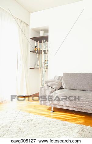 Living room interior View Large Photo Image Stock Photo - Living room interior. Fotosearch