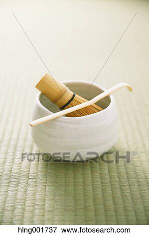 Maccha green tea set View Large Photo Image Stock Photo - Maccha green tea set. Fotosearch