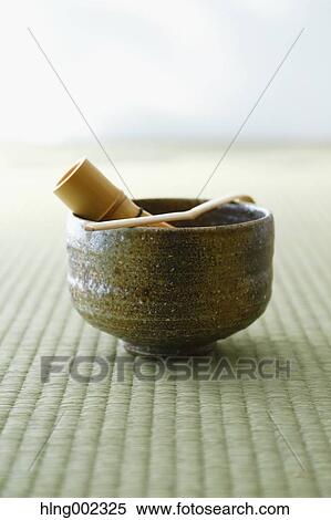 Stock Photography - Maccha green tea set. Fotosearch