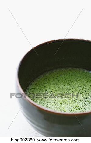 Stock Image - Maccha green tea. Fotosearch