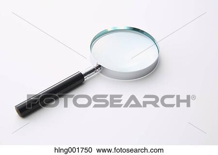 Stock Image - Magnifying glass. Fotosearch