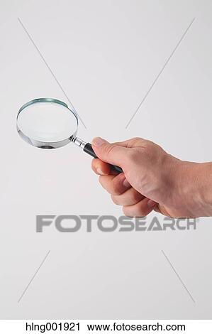 Stock Image - Magnifying glass. Fotosearch