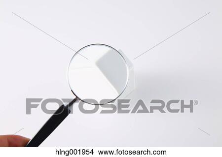 Model house and magnifying glass View Large Photo Image Picture - Model house and magnifying glass. Fotosearch