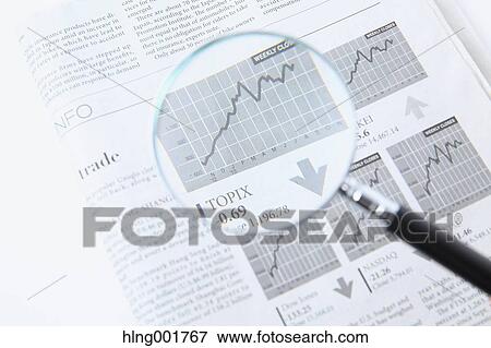 Newspaper and magnifying glass View Large Photo Image Stock Photo - Newspaper and magnifying glass. Fotosearch