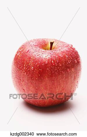 Stock Image - Red apple. Fotosearch