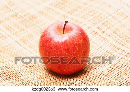 Stock Image - Red apple. Fotosearch