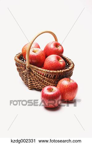 Stock Image - Red apples. Fotosearch