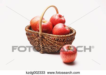 Stock Image - Red apples. Fotosearch