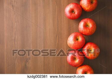 Stock Image - Red apples. Fotosearch