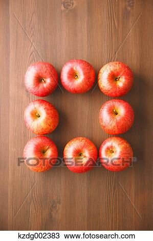 Stock Image - Red apples. Fotosearch