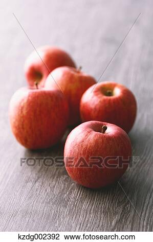 Stock Image - Red apples. Fotosearch