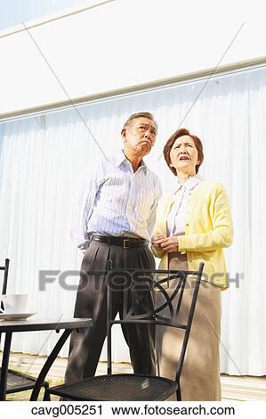 Senior Japanese couple in the garden View Large Photo Image Stock Image - Senior Japanese couple in the garden. Fotosearch