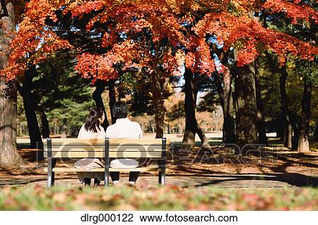 Senior Japanese couple sitting on a bench in a city park View Large Photo Image Stock Image - Senior Japanese couple sitting on a bench in a city park. Fotosearch