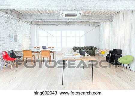 Share office interior View Large Photo Image Stock Image - Share office interior. Fotosearch